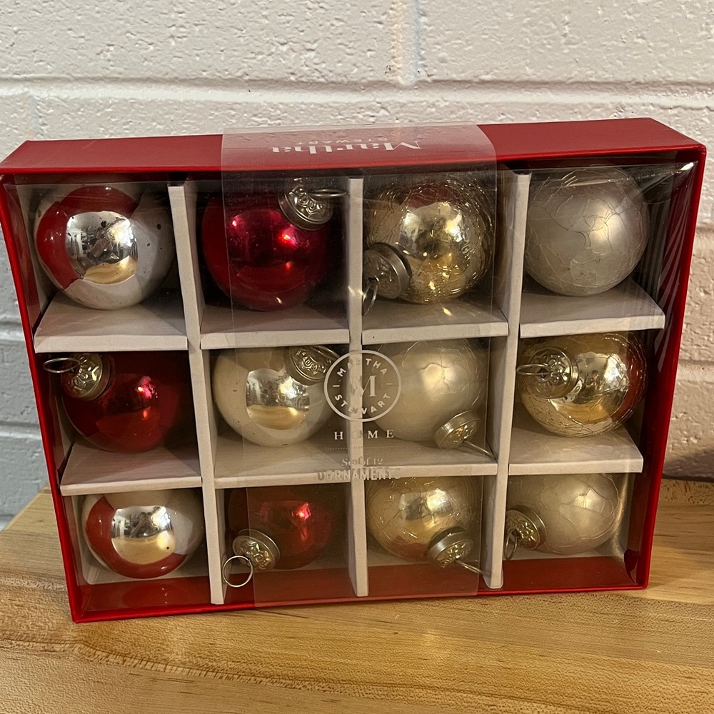 Martha Stewart vintage inspired Christmas ornaments